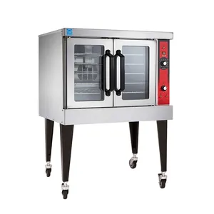 Vulcan Design Single Deck 5 Trays Full Size Gas Commercial Convection Oven Price For Sale