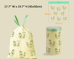 Huamaohengchun - Bolsas de Basura con Cordón de 75 Unidades, 4 Galones, 1.1 Mil de Grosor, LDPE, para Baño, Cocina, Dormitorio, Oficina, Inodoro, Hogar - Product Image 3