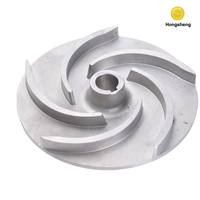 Pièces d'impeller à aubes ouvertes pour pompe centrifuge en acier inoxydable moulé par investissement OEM