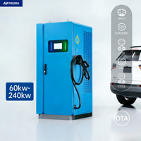 Nueva Estación de Carga Rápida para Vehículos Eléctricos FRD de 60kw 80kw 120kw 180KW DC, CCS1 CCS2 CHAdeMO GBT, Cargador Comercial para Autos Eléctricos