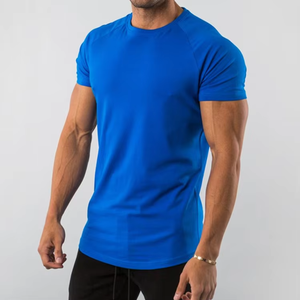 Camiseta Deportiva al por Mayor de Poliéster 94% Algodón 6% Elastano, Ropa de Gimnasio, Prenda Deportiva Lisa, Camiseta Masculina - Product Image 6