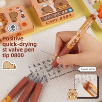 Housse de protection souple personnalisée en usine 0.5mm stylo effaçable avec gomme séchage rapide noir bleu stylo gel effaçable ensemble de 6 pièces
