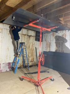 Elevador de panel de yeso al por mayor con brazo telescópico ajustable y ruedas bloqueables - Product Image 6