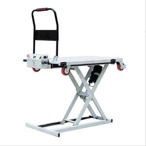 Carretilla de mano, camión de plataforma plana, camión de mano, carro de elevación hidráulica eléctrica 400kg Ift Dolly Push Cart Elevador hidráulico - Product Image 1