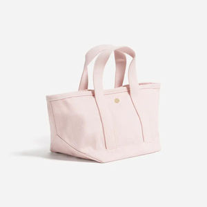 Thiết Kế Mới Tùy Chỉnh In Dây Đeo Thêu Vai Lớn Bông Vải Tote Túi Dây Kéo Linen Lót Biểu Tượng Tùy Chỉnh Hướng Dẫn - Product Image 3