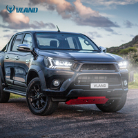 VLAND — phare avant complet à LED, avec clignotant séquentiel, feu frontal DRL, pour TOYOTA HILUX, REVO, ROCCO, 2015, 2019