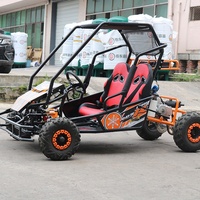 Karting à essence 125cc, refroidissement par air, 4 temps, quad buggy, moto tout-terrain pour enfants, directement de l'usine