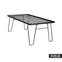 Table pliante multifonctionnelle légère et moderne en fer, avec rangement empilable, pour repas en extérieur et mobilier de jardin