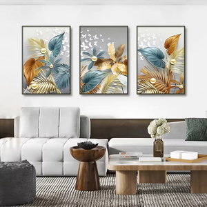 Caldo-vendita di <span class=keywords><strong>un</strong></span> set oro foglia di farfalla murale art Nordic stampa pittura A olio soggiorno art Deco design poster <span class=keywords><strong>decorativo</strong></span> - Product Image 4