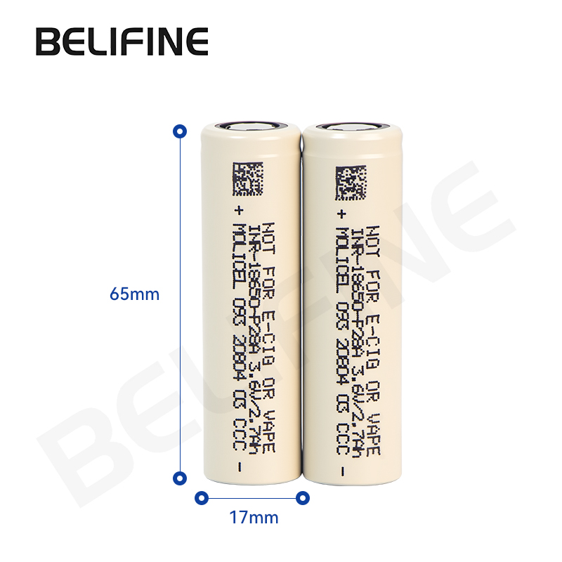 Molicel Inr-18650-P28A 3.6V 18650 2800mAh 35A Rechargeable Battery Molicel  P28A 18650