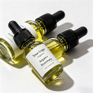 Natural Argan Rosemary Hair Oil For Dry Scalp Hair Thinning Anti Hair Loss Treatment Serum For Damaged Hair Repair - Product Image 1