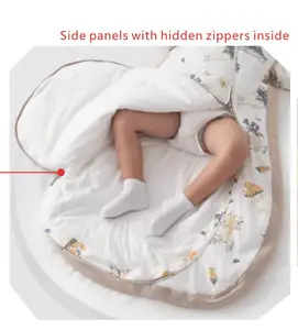 Детский зимний спальный мешок на заказ с плотным 100%, из органического хлопка