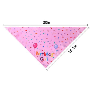 Juego de Pañuelo Triangular <span class=keywords><strong>para</strong></span> Cumpleaños de Mascotas Play Pal, Gorro de Cumpleaños con Estrella <span class=keywords><strong>para</strong></span> Perro, Babero y Pañuelo Impresos por Ambos Lados - Product Image 6