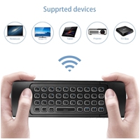 Vente chaude MX3 rétro-éclairé 2.4G Mini clavier sans fil arabe anglais russe espagne Air Mouse TV Box PC utilisant une télécommande intelligente