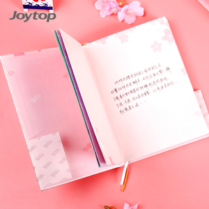 Joytop 5818 Tem Vàng Lá Tùy Chỉnh A5 Sakura Hoa Anh Đào Sổ Tay Bìa Cứng - Product Image 5