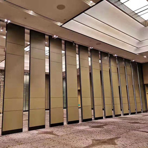 Cloison <span class=keywords><strong>acoustique</strong></span> accordéon personnalisable - Cloison coulissante suspendue mobile pour salle multifonctionnelle - Product Image 3