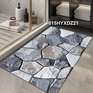 Décoration <span class=keywords><strong>de</strong></span> luxe nouveauté motifs imprimés en 3D tapis <span class=keywords><strong>de</strong></span> sol en <span class=keywords><strong>pierre</strong></span> antidérapant séchage rapide boue <span class=keywords><strong>de</strong></span> diatomée tapis <span class=keywords><strong>de</strong></span> bain tapis <span class=keywords><strong>de</strong></span> salle <span class=keywords><strong>de</strong></span> bain absorbant - Product Image 4