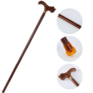 Bastón <span class=keywords><strong>de</strong></span> <span class=keywords><strong>Madera</strong></span> Natural para Caminatas y Senderismo, Diseño <span class=keywords><strong>de</strong></span> Ala <span class=keywords><strong>de</strong></span> Pollo, Antideslizante, Conveniente y Estable - Product Image 1