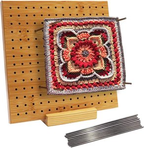 Vente en gros Planche de <span class=keywords><strong>blocage</strong></span> en bambou pour crochet <span class=keywords><strong>Tapis</strong></span> de <span class=keywords><strong>blocage</strong></span> pour <span class=keywords><strong>tricot</strong></span> fait main Carré pour crochet et grand-mère, acier inoxydable - Product Image 1