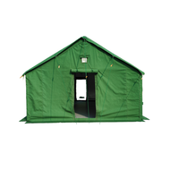 Carpa de Invierno para Exteriores, de Una Habitación, para las Cuatro Estaciones, de Lona de Algodón, con Aislamiento Térmico, Color Verde Militar, Resistente a la Nieve, para 10 Personas, Precio de Fábrica
