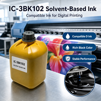 D IC-3BK102 à base de solvant pour impression numérique compatible