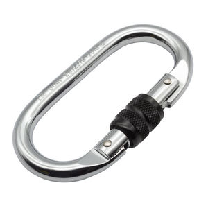 Carabiner Wholesale Factory Safety 30KN Carabiner Climbing Aluminum Auto Locking Rotating Carabiner Hook