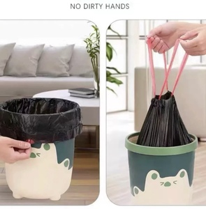 Bolsas de Basura Transparentes con Cordón, Resistentes, Impresas en Huecograbado, Recicladas, Marca HANSEN Premium, para Cocina y Supermercado - Product Image 6