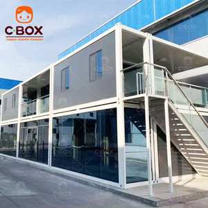 Cbox - Edificios de Oficinas Modulares Personalizados de 2 Pisos, Casa Pequeña, Pared de Cortina de Vidrio, Hotel Móvil, Casa Contenedor Prefabricada - Product Image 3