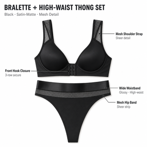 <span class=keywords><strong>Reggiseno</strong></span> da Donna di Alta Qualità, Taglie Forti, Sexy in Pizzo <span class=keywords><strong>e</strong></span> Rete Traspirante, con <span class=keywords><strong>Ferretto</strong></span> di Supporto, Comodo <span class=keywords><strong>e</strong></span> <span class=keywords><strong>Senza</strong></span> Cuciture - Product Image 5
