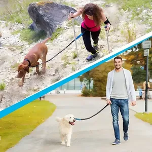 Adjustable <strong>Waist</strong> Dog <strong>Leash</strong> Belt, Retractable Hands-Free Reflective Pet Running <strong>Leash</strong>, Outdoor Jogging Walking Training Gear - Product Image 6