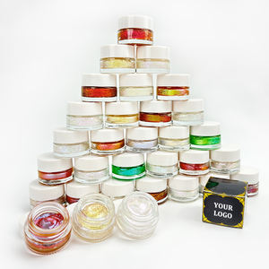 Fard à paupières crème en poudre de mica imperméable, lumineux, métallique, multicolore, 8g, pigment cosmétique - Product Image 5