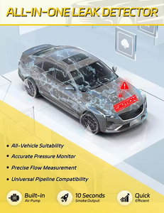 SD302 solary เครื่องตรวจจับการรั่วไหลของควันรถยนต์12V เครื่องวิเคราะห์เครื่องยนต์ - Product Image 5