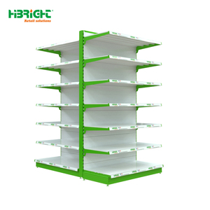 Highbright Multi-Level <b>Shelves</b> <b>Adjustable</b> Main Frame Retail Display Rack Varnished Finish - Product Image 5