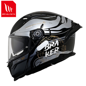 Casco Integral MTHELMETS con Alerón Aerodinámico, Ventilado para Verano, Material ABS para Todas las Estaciones, Nuevo, Liberación Rápida - Product Image 1
