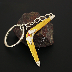 Vente chaude mini <span class=keywords><strong>épée</strong></span> porte-clés Anime 3D métal porte-clés jeu entourant porte-clés en gros pour enfant souvenir cadeau - Product Image 6