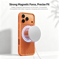 Coque de téléphone magnétique rafraîchissante pour iPhone 17 18 Pro Max, protection anti-chute 4 coins, accessoires de téléphone multicolores en gros