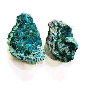 Pierres brutes de <span class=keywords><strong>malachite</strong></span> bleue en silicium brut, spécimens minéraux de guérison pour la décoration, vente en gros, naturelles, écologiques, amour, Feng Shui - Product Image 2