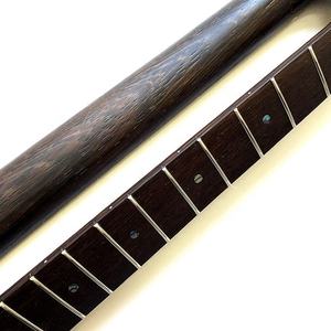 Custom 25.5" 22 Fret One Piece Wenge Wood <b>Guitar</b> Neck for ST Style <b>Guitars</b> - Product Image 3
