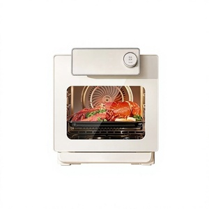 Horno Freidora de Aire Eléctrico Inteligente de Acero Inoxidable, Electrodoméstico Digital para Cocina, Color Blanco - Product Image 1
