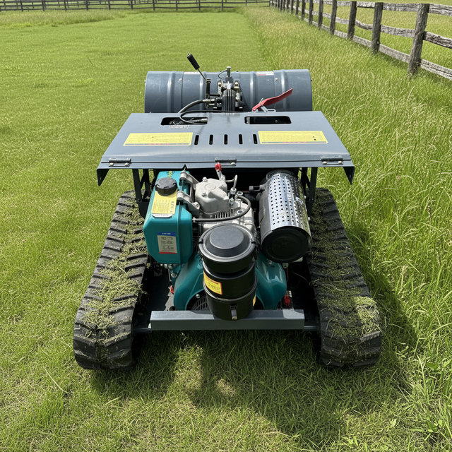 Custom Configurable ORSON Diesel Range Extender Powered Crawler Remote Lawn Mower for Agricultural Landscape Applications