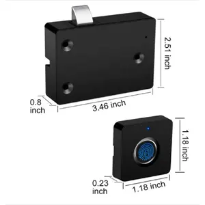 Oem 공장 미니 지능형 숨겨진 전자 지문 사물함 잠금 스마트 저렴한 도매 가격 캐비닛 손가락 인쇄 잠금
