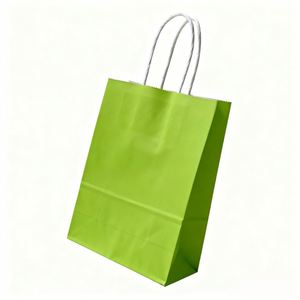 Sacs cadeaux de luxe personnalisés en gros KM, sacs en papier kraft brun avec votre propre logo - Product Image 2