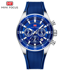 Reloj Deportivo MINI FOCUS 0627G para Hombre, Reloj de Cuarzo Resistente al Agua con Correa de Silicona, Multifuncional con Luz Nocturna, 2025 - Product Image 6