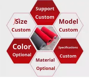 Mine Coal Conveyor Belt System with Carbon Steel &amp; Rubber Components Includes Waterproof <strong>Roller</strong> Trough Drum Pulley <strong>Idler</strong> <strong>Rollers</strong> - Product Image 1