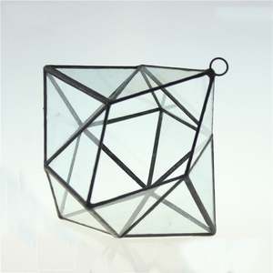 Esquina colgante 22 Invernadero de vidrio Geometría Puntiaguda Triangular Mosaico cristalería Ventas directas de fábrica - Product Image 2