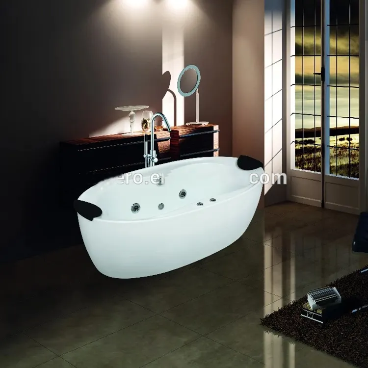 Nuovo stile moderno whirlpool vasca da bagno con vasca da bagno scala per hotel/casa