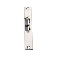 Serrure électrique de porte à gâche étroite de type standard, sécurisée/à sécurité renforcée, 12v 24v