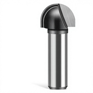 YUFU Fraise à rainurer à fond rond de 12 mm (1/2 pouce) à 2 dents pour la découpe de rainures de colonnes cannelées - Product Image 3