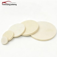 Disque de polissage en feutre de laine simple face de haute qualité, 3-7 pouces, 100% feutre de laine, tampons de polissage pour detailing automobile, OEM, pour marbre