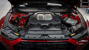 Kits de tuyaux d'admission 100% compatibles, capot moteur en fibre de carbone, couvercle de réservoir d'eau pour Audi RS6 RS7 C8 4.0T V8, composants d'admission et d'amélioration - Product Image 5